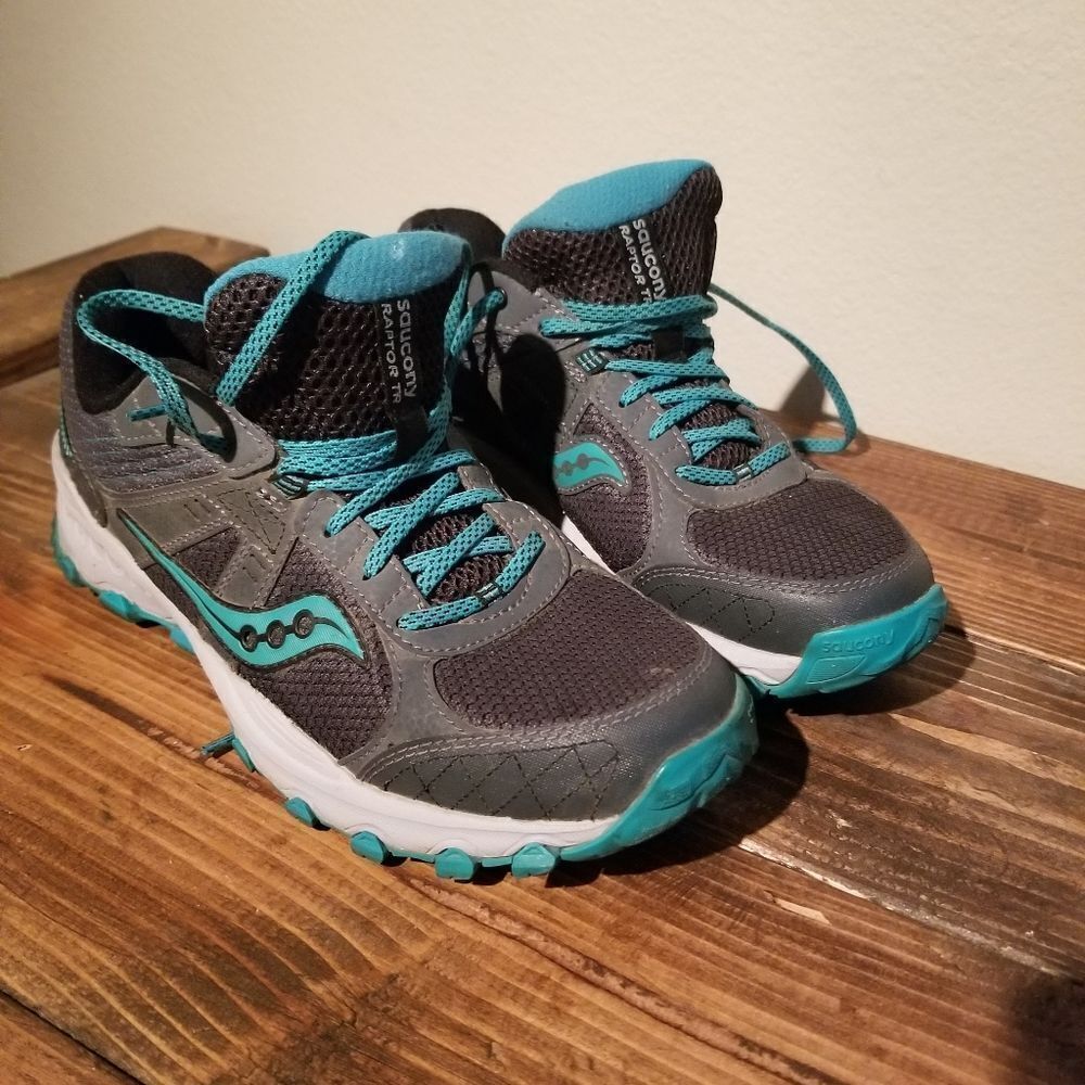 SAUCONY RAPTOR TR WOMENS RUNNING SHOES SIZE 9.5 - Picture 4 of 8